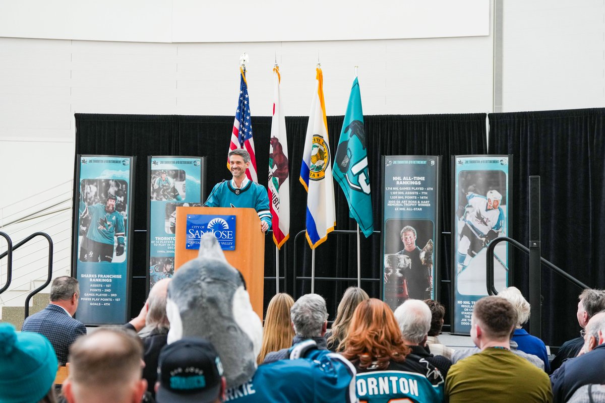 PSA: November 23, 2024, is OFFICIALLY Joe Thornton Day in San Jose. 👏🗓️

Thanks to <a href="/CityofSanJose/">City of San José</a> and <a href="/MattMahanSJ/">Mayor Matt Mahan</a> for today's Proclamation.