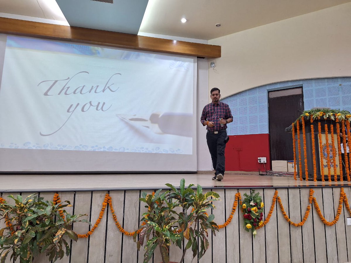 Delivered a talk at the "Advancements in Diagnostic Technologies Global Healthcare Monitoring" organized by Department of Biotechnology, Motilal Nehru National Institute of Technology Allahabad, Prayagraj, UP, India.

#ADT2024 #MNNIT #MotilalNehru #NationalInstituteOfTechnology