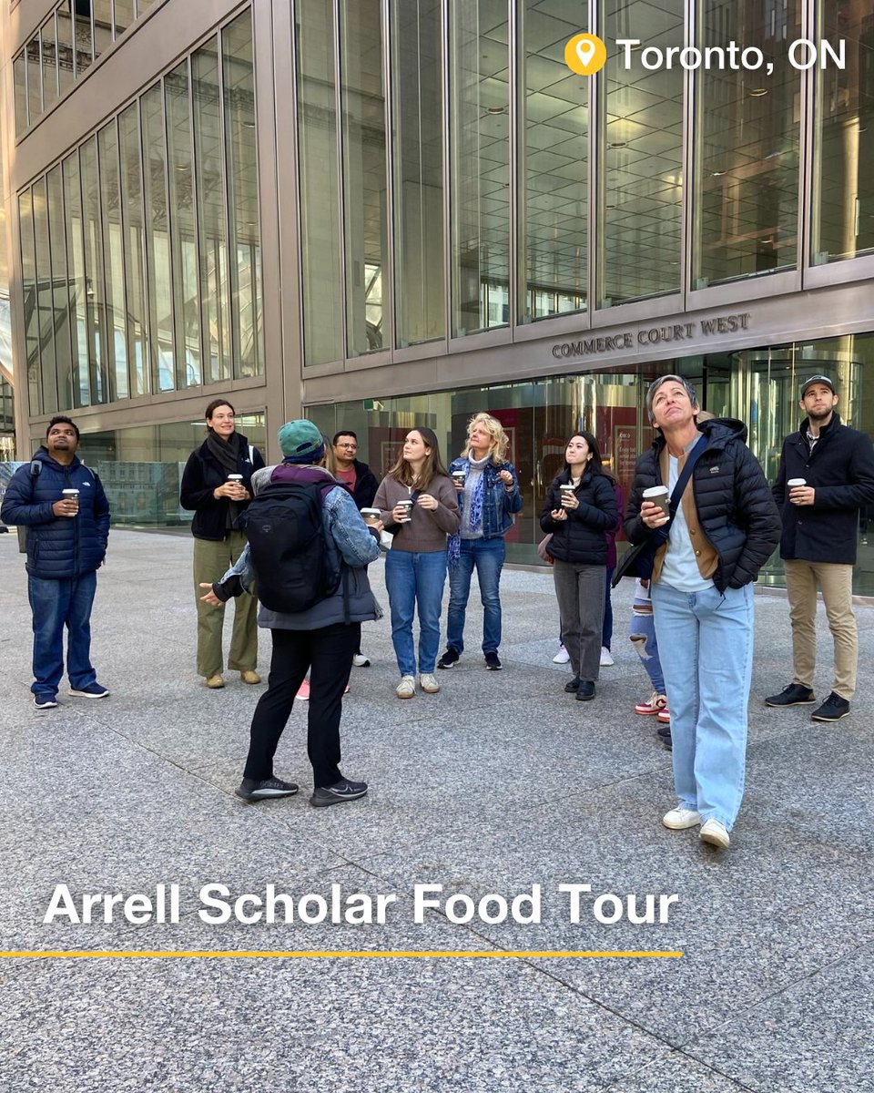 ArrellFoodInst's tweet photo. A pre-#AFoodSummit history lesson! Before AFS2024, Scholars explored St. Lawrence Market, gaining insights to shape a sustainable food system. #FoodHistory #FoodTour https://t.co/CMDU5YNeQ6