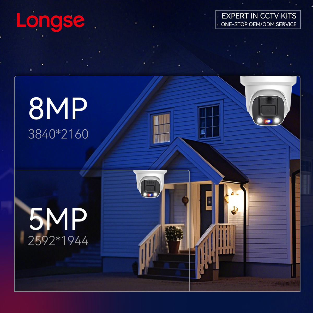 Longse_Group's tweet photo. Introducing the Longse  8-megapixel active deterrence camera.
Experience clear visibility even in low-light conditions, and enjoy effortless installation.
https://t.co/6XkCjFMQK1
#OEM #ODM #longse #smartsecuritycamera #activedeterrence https://t.co/pseXDXd8yt