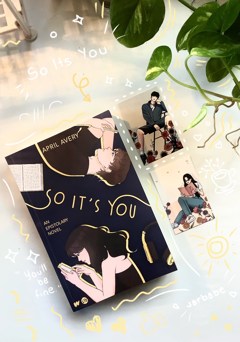 aassolidiers's tweet photo. #AASBookSnap

April Avery's first epistolary story, showcasing our visual couple, Jarvis and Kayla, with an OA x nonchalant tandem. 🥁✍🏻.  

Read 𝙎𝙤 𝙄𝙩'𝙨 𝙔𝙤𝙪 here: https://t.co/vrbUgMqqq4 

#SIYouHere #SIYouSoon

📸 harleydieguez https://t.co/Vp8ReQqgHz