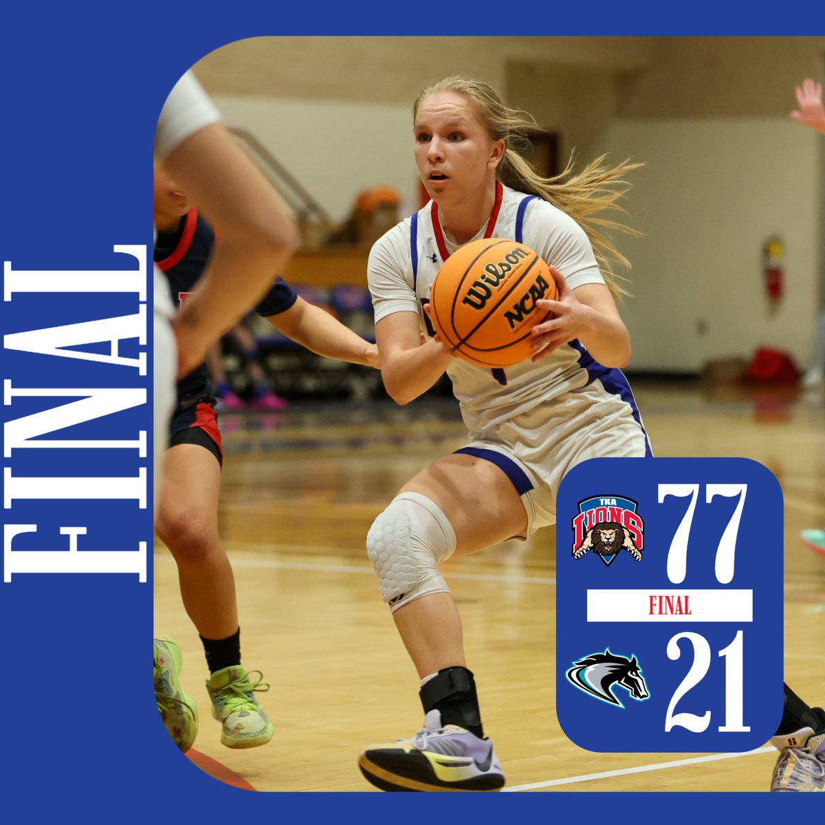 The King’s Academy Athletic Dept. (@tkalions) on Twitter photo King’s 77, McCarthy 21. Second big win in a row to open the season. Jade Jones and Sofia Rathbun led the scoring with 16 points. Maddy Buccilli added 11. #tkahoops 🏀
<a href="/TKAWPB/">The King's Academy</a> <a href="/pbphighschools/">Post on High Schools</a> <a href="/ESPNWestPalm/">ESPN WEST PALM (106.3 FM)</a> <a href="/EraPrep/">New Era Prep</a> <a href="/tkalionsgirlsbb/">TKALionsgirlsbball</a> <a href="/SUTSReport/">SUTS Report</a> <a href="/CoachRace33/">Chris Race</a> King’s 77, McCarthy 21. Second big win in a row to open the season. Jade Jones and Sofia Rathbun led the scoring with 16 points. Maddy Buccilli added 11. #tkahoops 🏀
<a href="/TKAWPB/">The King's Academy</a> <a href="/pbphighschools/">Post on High Schools</a> <a href="/ESPNWestPalm/">ESPN WEST PALM (106.3 FM)</a> <a href="/EraPrep/">New Era Prep</a> <a href="/tkalionsgirlsbb/">TKALionsgirlsbball</a> <a href="/SUTSReport/">SUTS Report</a> <a href="/CoachRace33/">Chris Race</a>