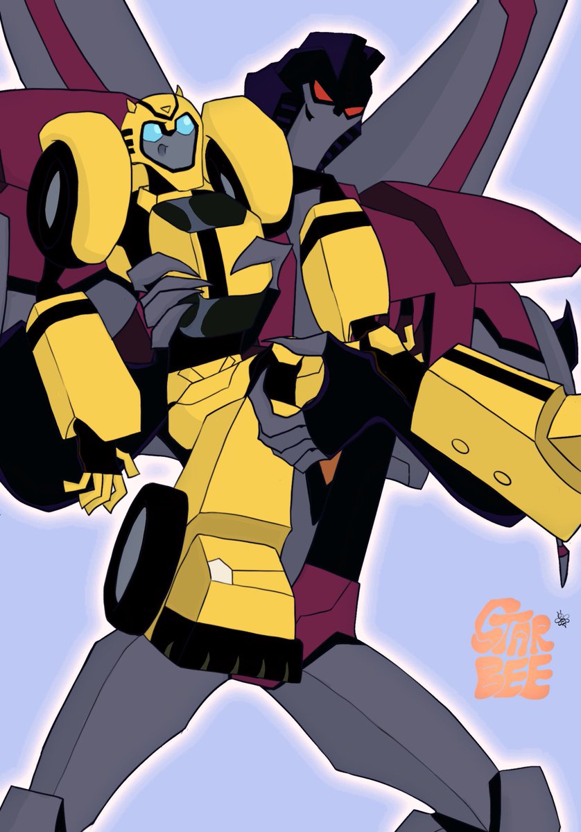 #Starbee 哈哈哈哈两个孩子。。