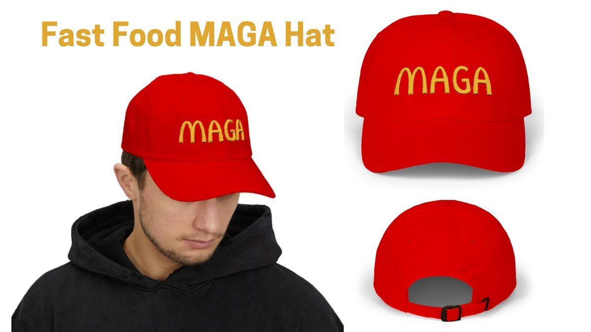 usa_feeds's tweet photo. "🗽 Out-work them all! Just like our President, show your dedication to the American work ethic with our new Fast Food MAGA Hat! 💪 #WorkingAmerica #MAGA"

🛒 Order Here: https://t.co/pKbjqL0I7B
🛒 Order Here: https://t.co/pKbjqL0I7B https://t.co/2JNbuCszwu