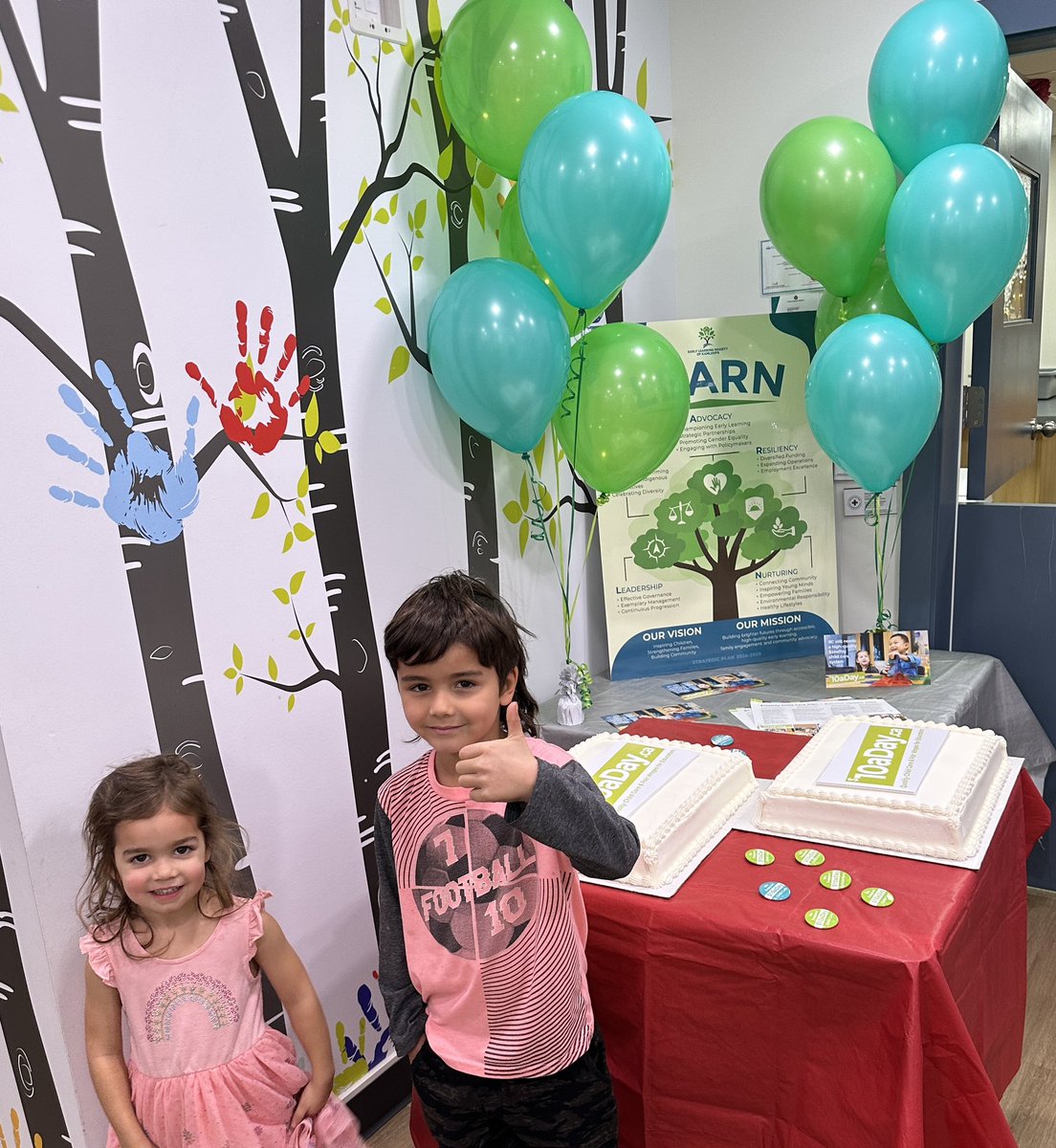 KarynSutherland's tweet photo. Amazing afternoon meeting waitlist and current families. Over 100 cards of support signed in an hour. #Kamloops families want more #10aDay childcare! #childcarebc https://t.co/jswrYgaeKT