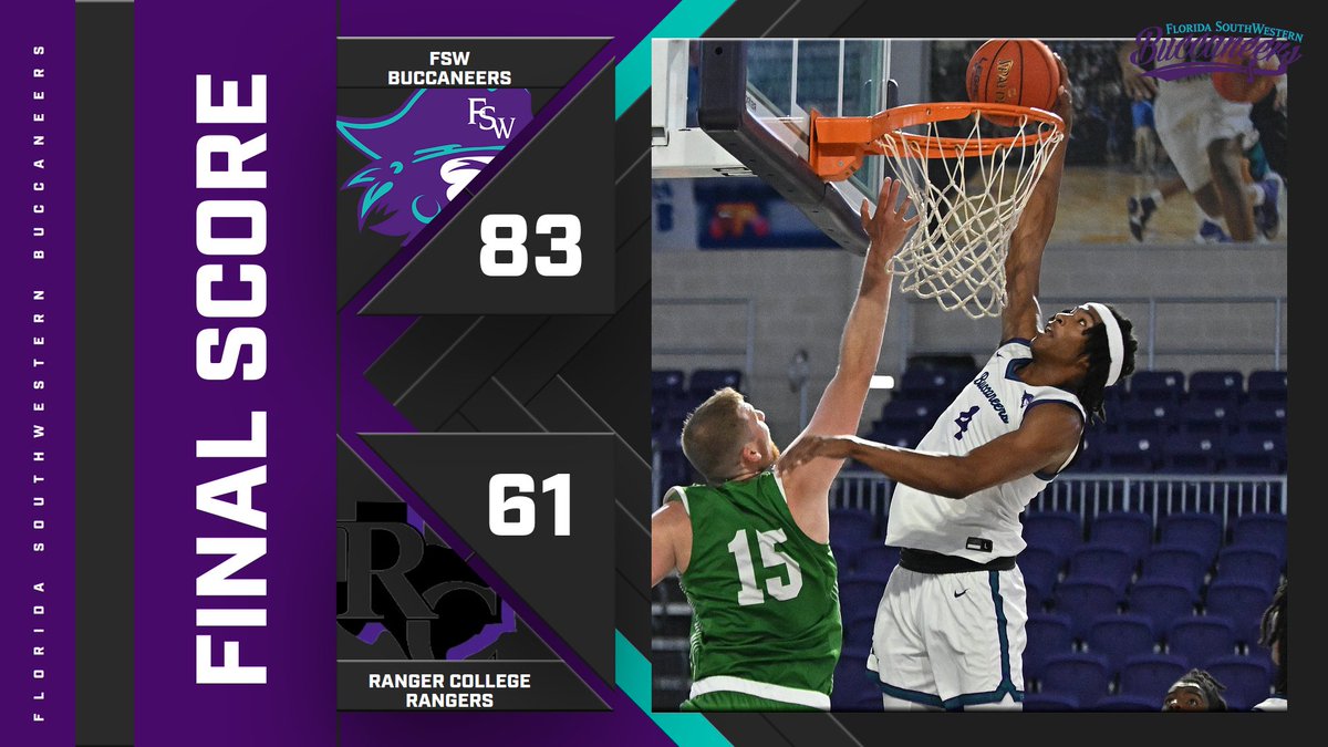 MBB: BUCS WIN!! K'Jei Parker and Ahmed Souhmahoro combine for 36 as FSW lassos the Rangers in their opening game of the FSW Classic in Suncoast Arena 83-61