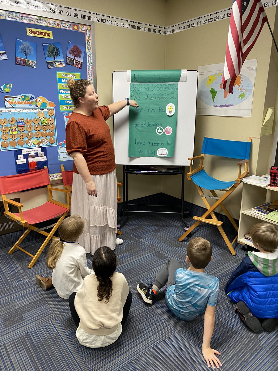 HillmanClass's tweet photo. I enjoyed hearing these amazing first graders engage in some great questioning today about their Junior Great Books story. @MrBowmanEES https://t.co/Vsc5Cy8XGc