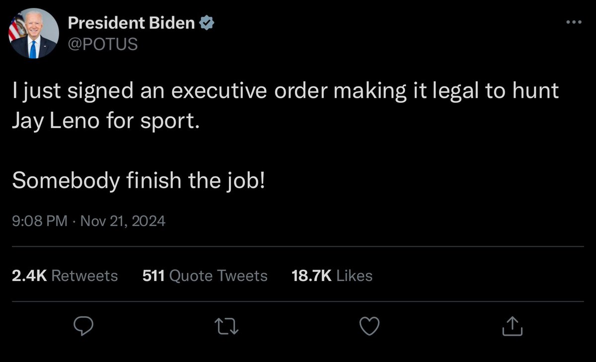 Joe Biden, no!