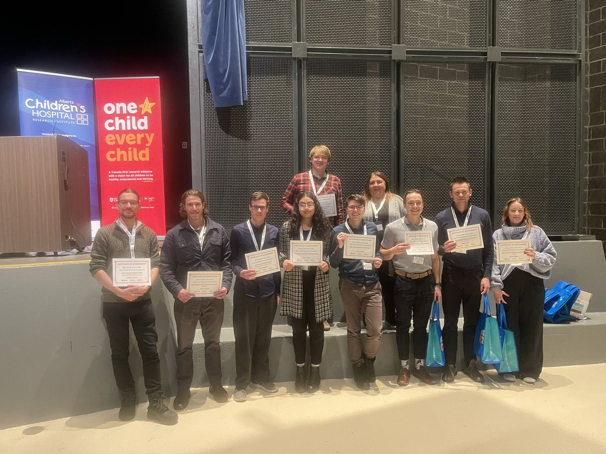 Congratulations to amazing students and postdocs honoured with poster awards. Thanks for your commitment to child health <a href="/UofCr4kids/">ACHRI</a> <a href="/uofcknes/">UCalgary Kinesiology</a> <a href="/SIPRC_/">SIPRC</a>