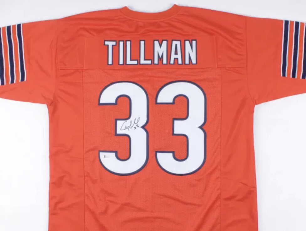 312SportsCards1's tweet image. All right another SICK giveaway for @sickpodadamrank we need some of that Tillman energy for the next two #Bears games so 1 lucky 🍀 winner 🏆 for a signed jersey #DaBears 🐻⬇️

To Enter:

1. Like &amp;amp; RT 👍
2. Follow Both of Us 🤝
3. Comment - 🥜🥊
4. Winner Announced - Halftime…