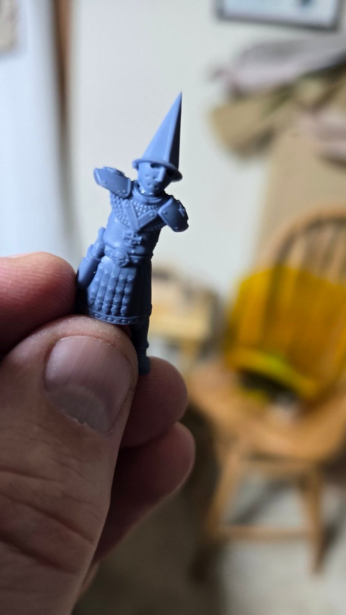 ProjectWargami1's tweet image. Modeled up some heads for my crusader warband for @TrenchCrusade