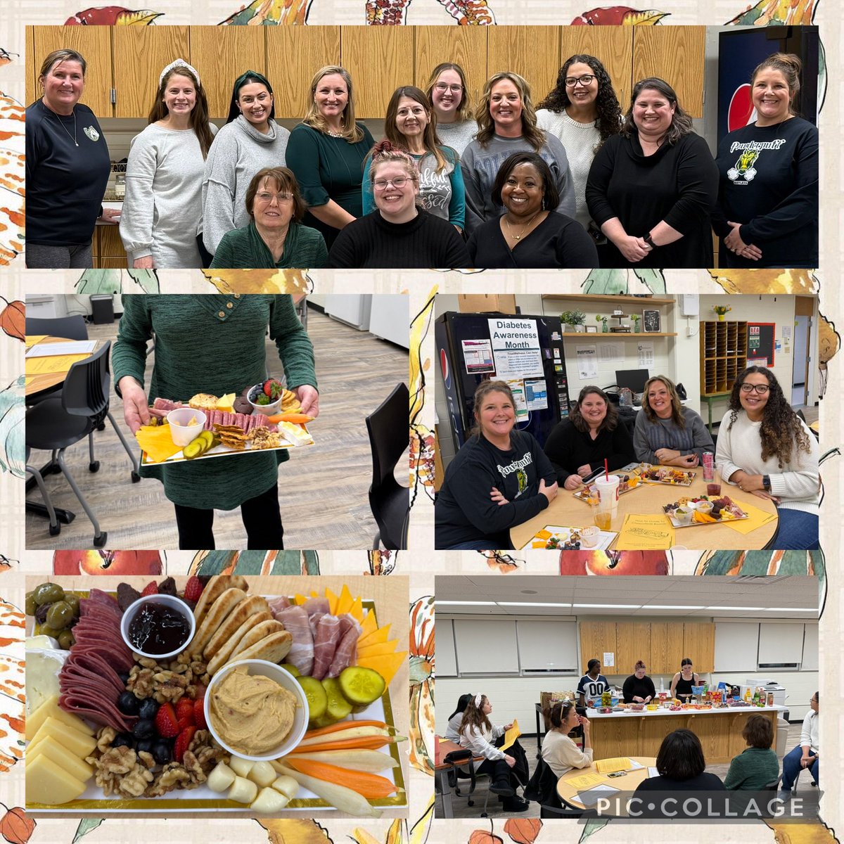 Tonight we flipped the script and our amazing culinary students were the teachers in our first annual Staff Charcuterie Class. Teammates from across the district came together for fun, fellowship, and food. #BestTeamEver 💚💛