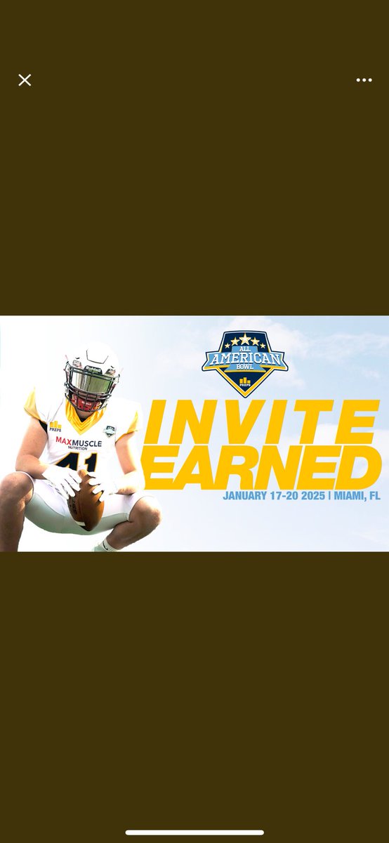 Thanks for the invite to the ALL AMERICAN BOWL in Miami Florida. 
<a href="/PHSFBRecruits/">Pepperell Dragons FB Recruiting Page</a> <a href="/PHSDragonsFB/">Pepperell Dragons Football</a> <a href="/NEGARecruits/">Northeast Georgia Recruits</a> <a href="/RecruitGeorgia/">Recruit Georgia</a> <a href="/NwGaFootball/">NwGa Football</a>