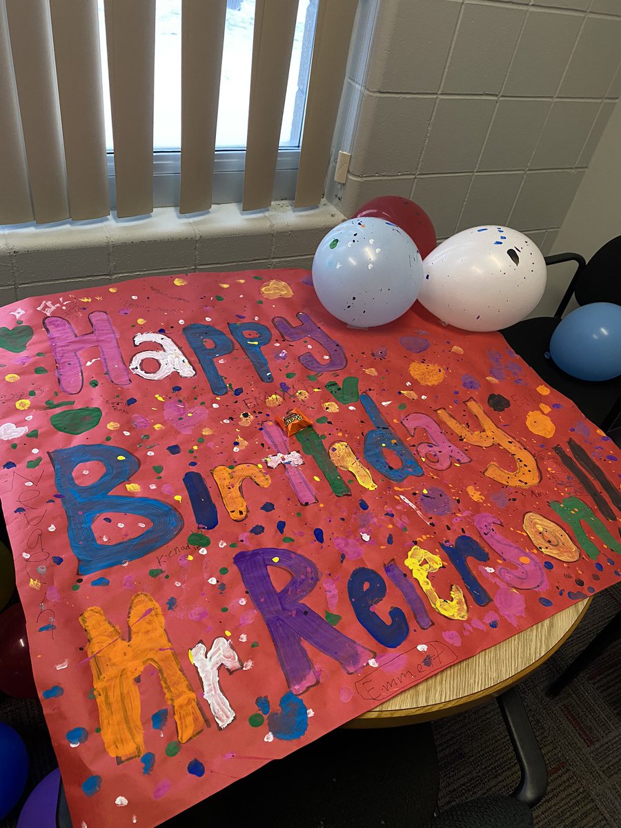 When you’re a good sport about birthday pranks you get this..