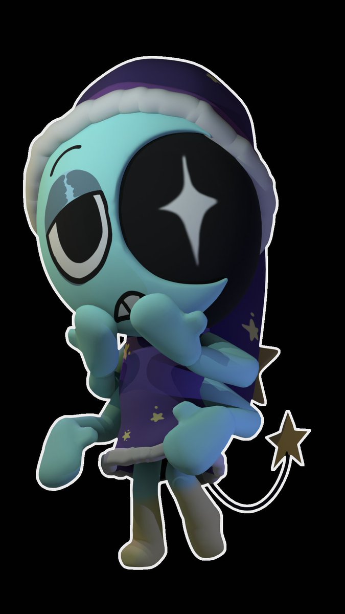 Take_a_cookie3's tweet image. Sleeeeepy guy 
DONEE WITH HIM UGH #dandysworld #DandysWorldAstro