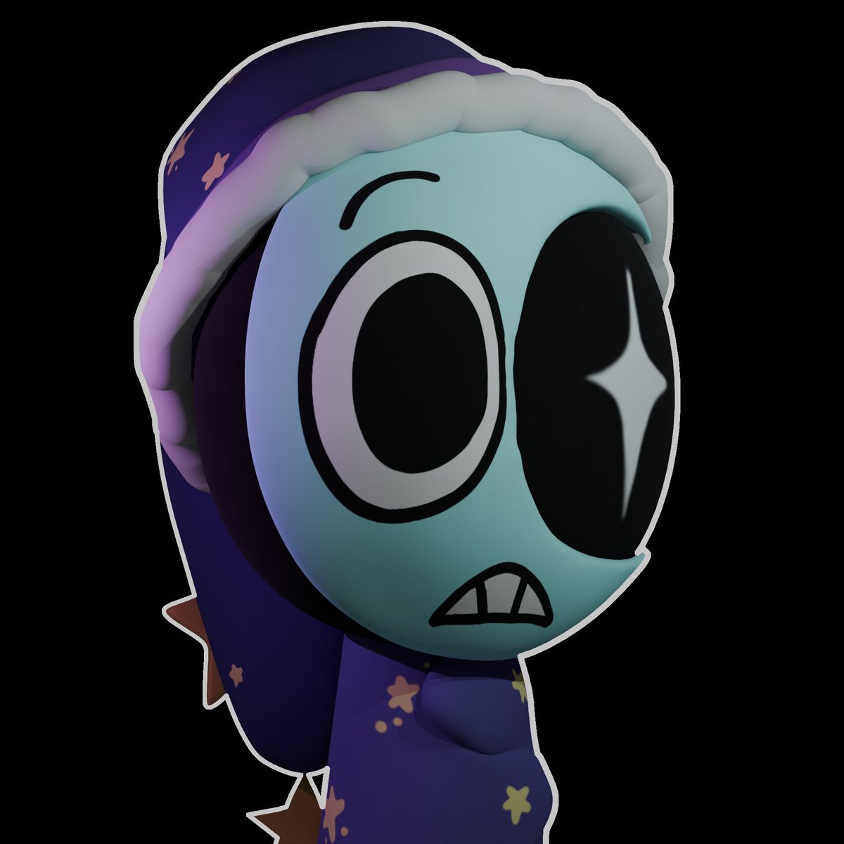 Take_a_cookie3's tweet image. Sleeeeepy guy 
DONEE WITH HIM UGH #dandysworld #DandysWorldAstro