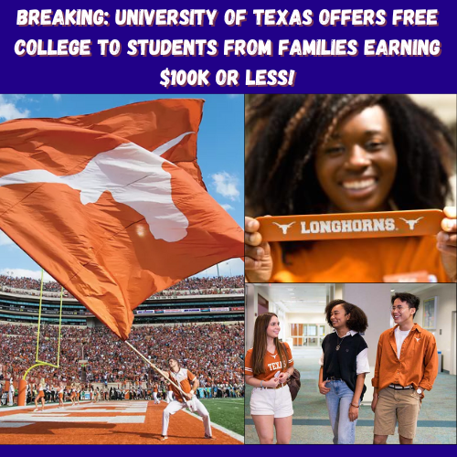 FreeGameAcademy's tweet image. 🚨 The University of Texas at Austin, is offering FREE tuition &amp;amp; fee waivers for students from families earning $100K or less, starting next fall! 🎓🙌 #CollegeForAll #UTexas #FreeTuition #EducationForAll 💯✨ @UTAustin #UTAustin