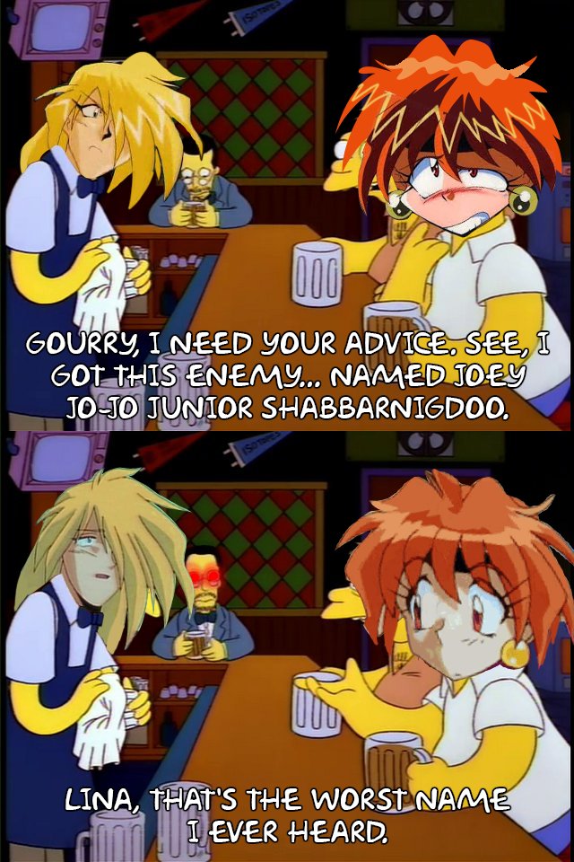 Together at last.
#Slayers #Simpsons #nicheposting