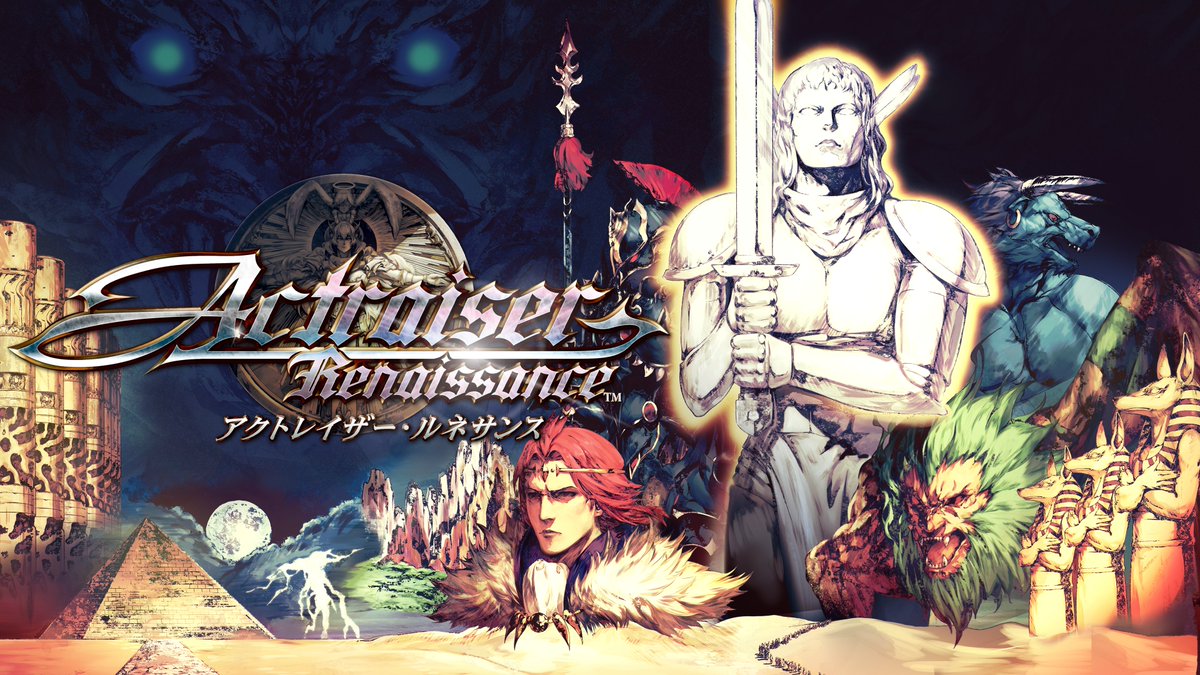 ACTRAISER_PR's tweet photo. 📢期間限定 50％OFF

#アクトレイザー
BLACK FRIDAY SALE
PS4/Switch版(12/2迄)

悪によって崩壊した世界で、
「神」や「天使」を操作し、人類を繁栄させよう！ https://t.co/zADxwy8KrU

★2Dグラフィックを高解像度化
★古代祐三氏による原作全曲アレンジ +新規楽曲約15曲追加 #ActraiserRenaissance https://t.co/5UZJF45jIn