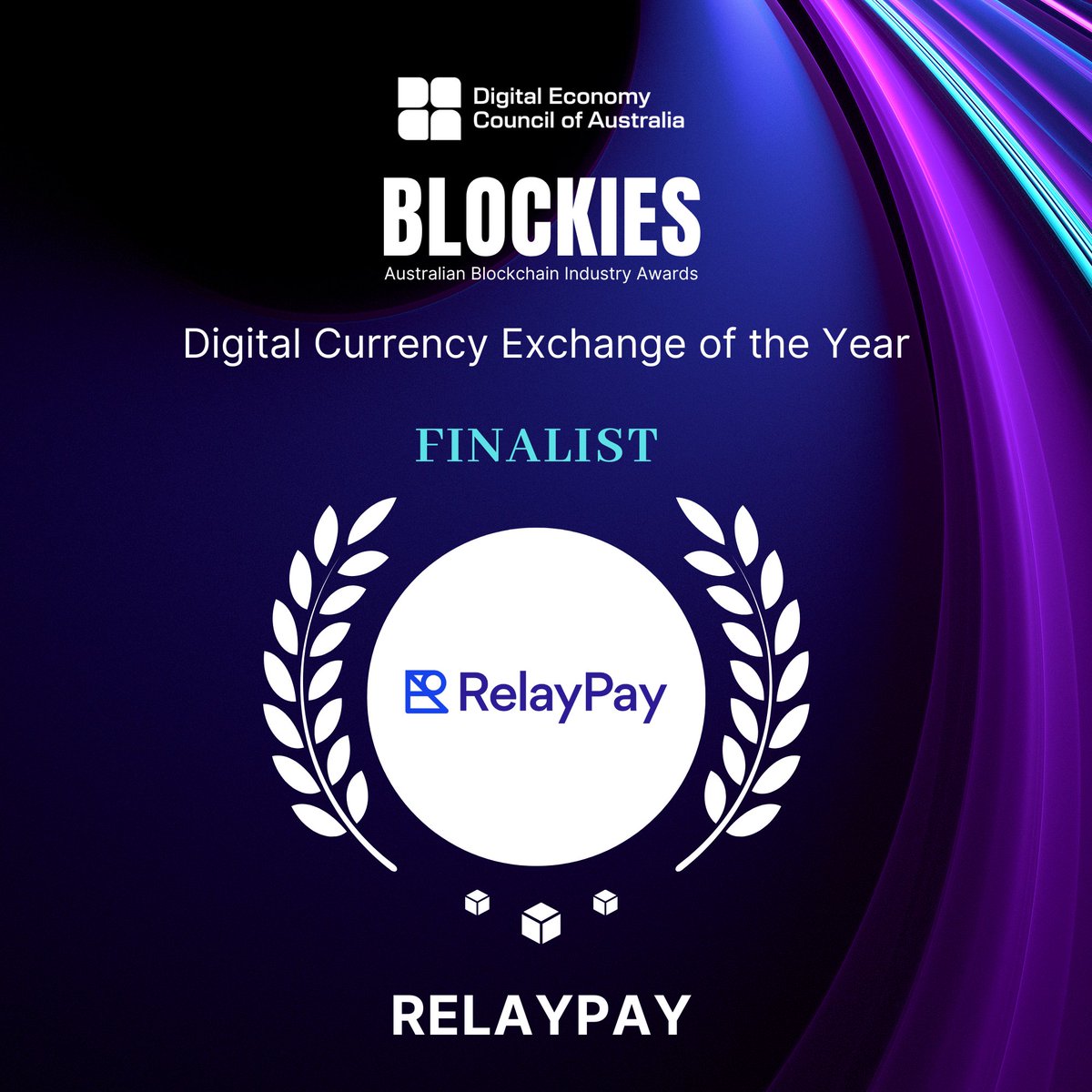 🏆 <a href="/relaypay_io/">RelayPay</a> a 3x finalist at the 2024 Blockies Awards last night, held by the Digital Economy Council of Australia <a href="/DECAustralia/">Digital Economy Council of Australia</a> 👇

• Startup or Scale-up of the Year
• Financial Services Innovator of the Year
• Digital Currency Exchange of the Year

🚀 Congrats to all the