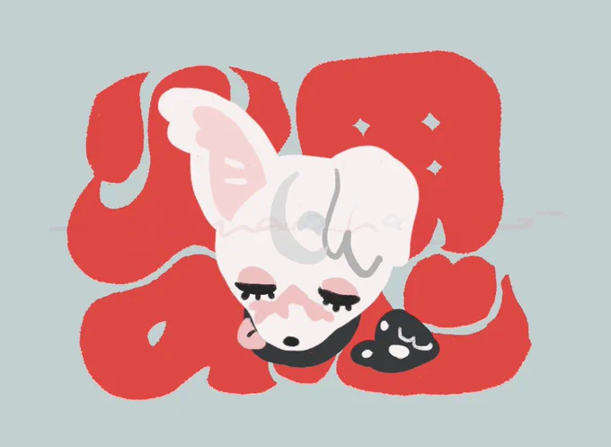 近況ですが、相変わらず狼と犬の幻覚を描いたり16年前のゲームの幻覚を描いてあそんでいます 