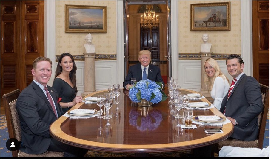 This photo was taken 3 days after Pete Hegseth raped that girl in Monterey. (He's with his baby mama here.)