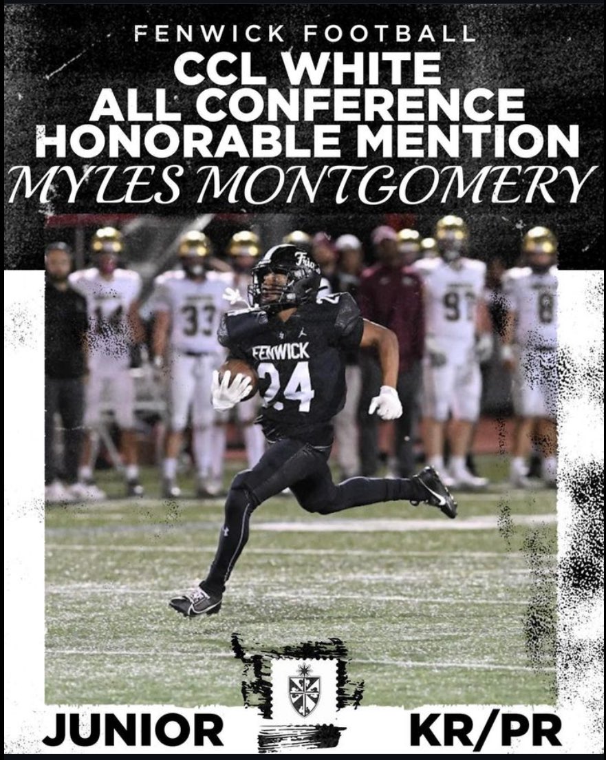 Myles Montgomery (@mmontgomery1047) on Twitter photo Honored to be named All-Conference Honorable Mention in the Chicago Catholic League! Honored to be named All-Conference Honorable Mention in the Chicago Catholic League!