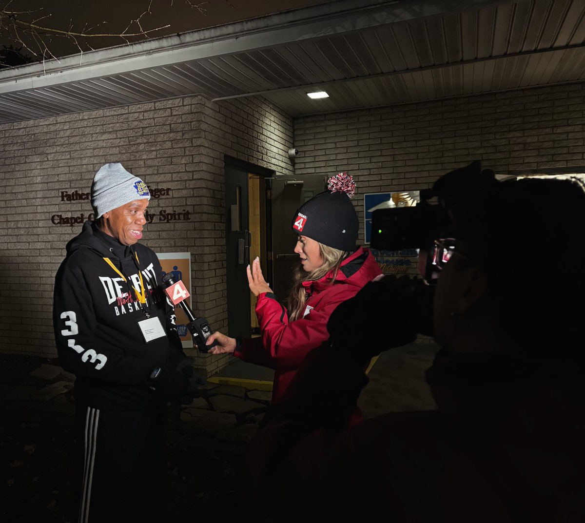 Sheriff Washington on WDIV talking about his passion for Covenant House. Covenant House is a haven for homeless youth. The sheriff and others are sleeping outside tonight to raise money and awareness to combat youth homelessness. To donate head over to sleepout.org.