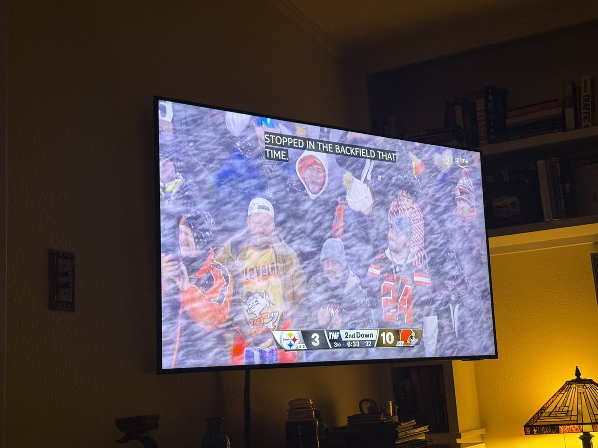 This is what I remember every AFC Central game was like watching football in November and December in the 1970s.