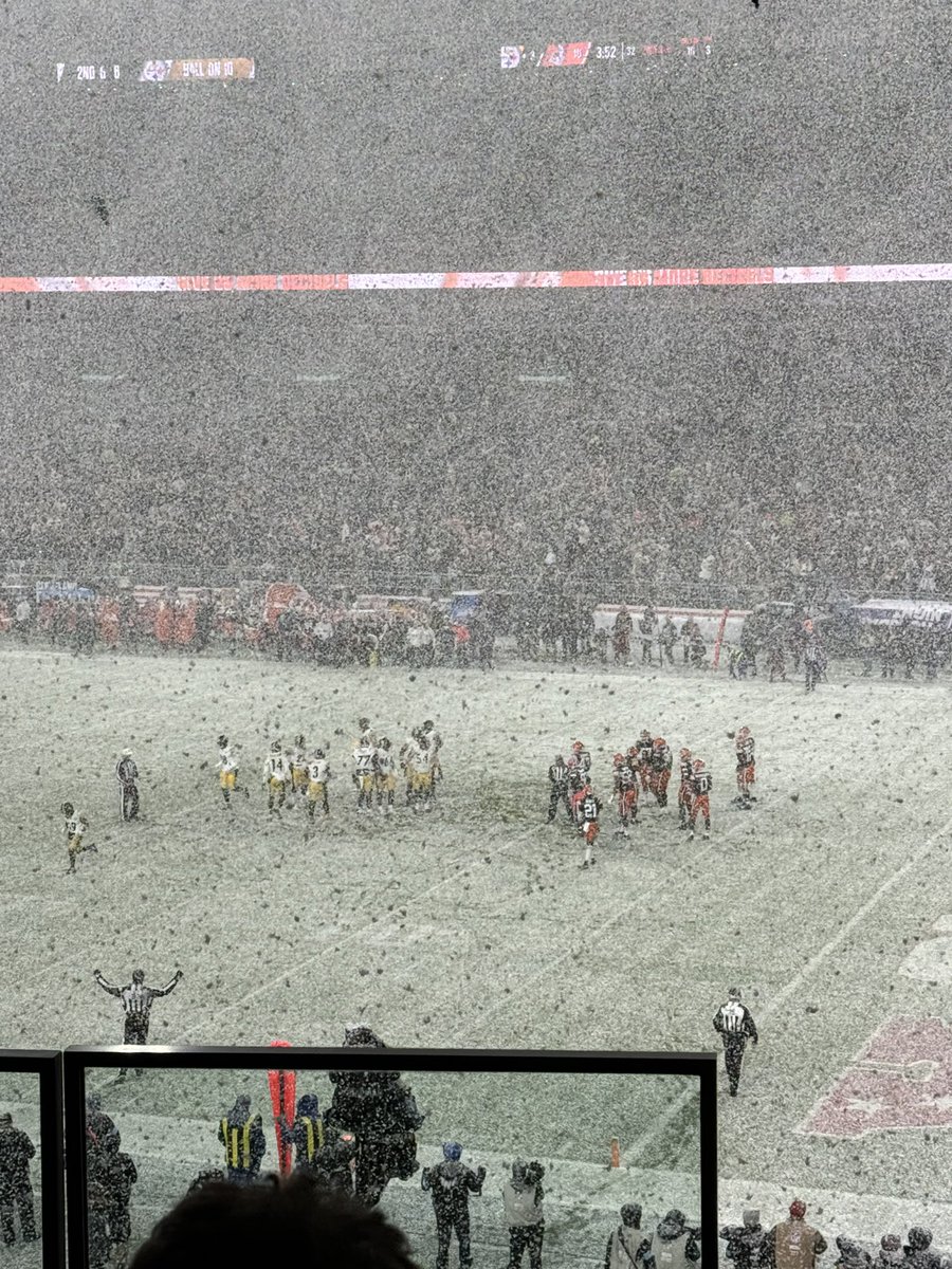 ESPNCleveland's tweet image. AFC North football ❄️❄️❄️