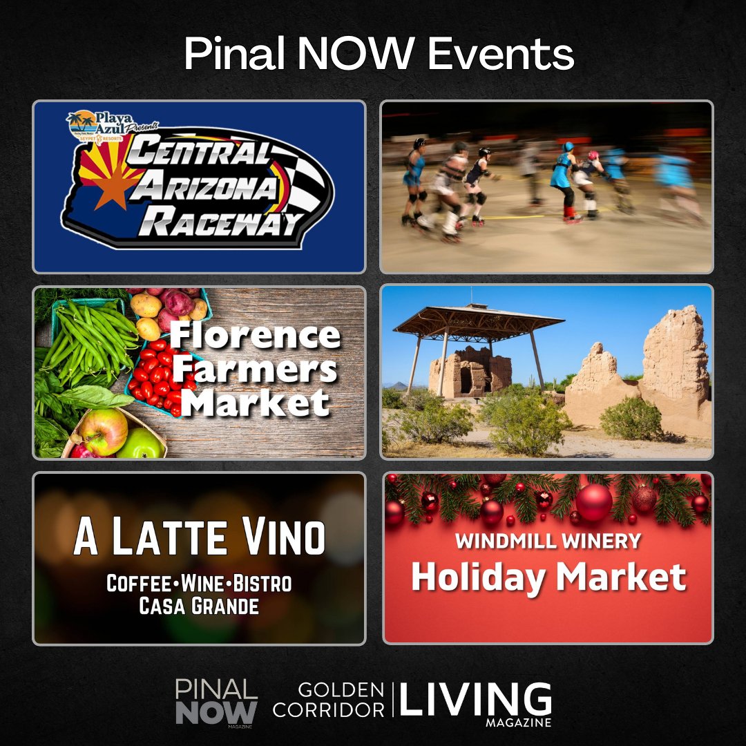 Looking for something to do this weekend? Check out the Pinal NOW Community Calendar! It includes our weekly look at live music and karaoke. Go to pinalnow.com/events to see what's happening! Weekly newsletter: pinalnow.com/subscribe.