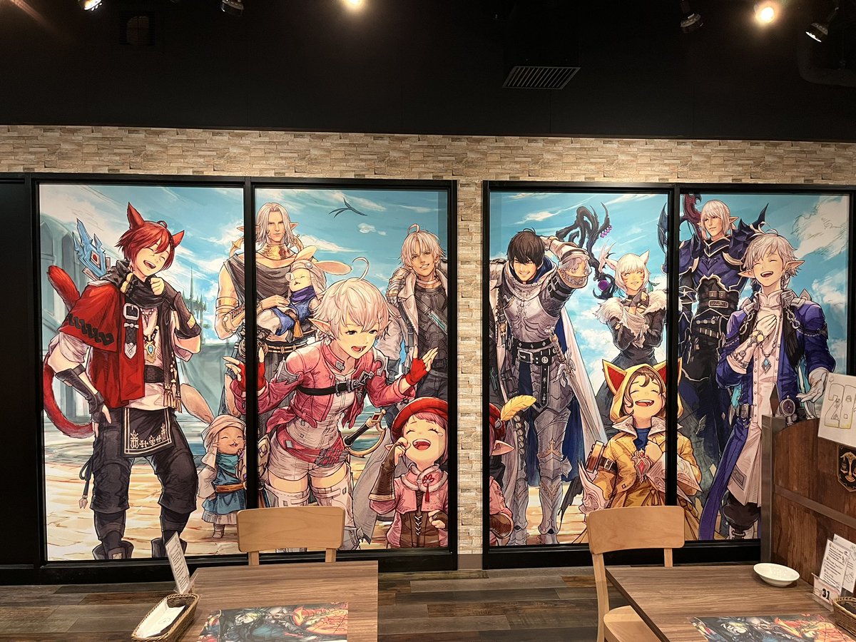 DiCO2rOrfFfrigY's tweet photo. エオルゼアカフェ来たー！
暁の血盟！
あれ…アルマ居ない… https://t.co/kUVz3RH5cc