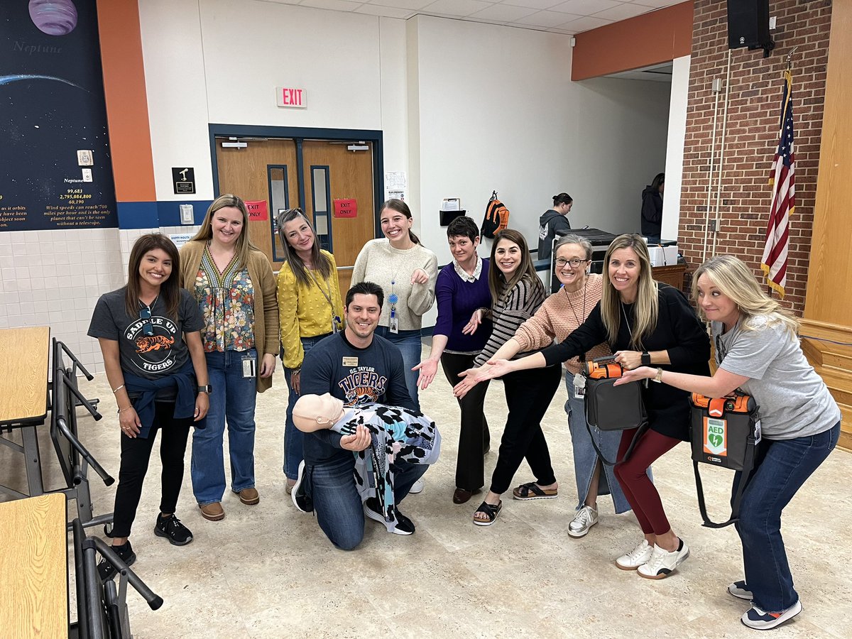 Elissa Kate Faught (@octfaught) on Twitter photo SuPeR Thankful for my OCT AED Team! First drill of the year down! <a href="/OCTaylorTigers/">O.C. Taylor Elem</a> #OCT4U #schoolnurselife SuPeR Thankful for my OCT AED Team! First drill of the year down! <a href="/OCTaylorTigers/">O.C. Taylor Elem</a> #OCT4U #schoolnurselife