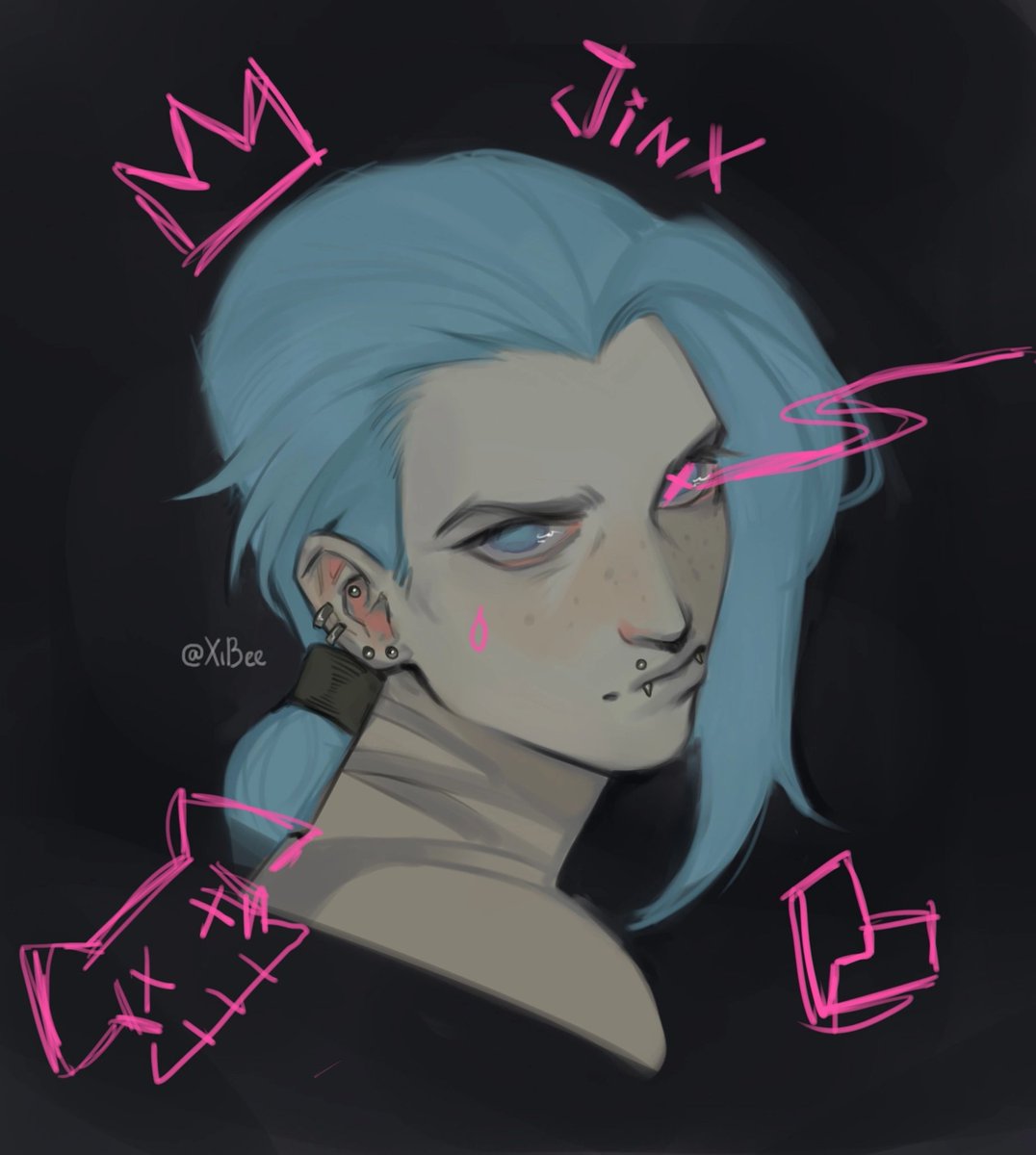XiBeeBell's tweet photo. Diva 😇

#ArcaneSeason2 #Jinx https://t.co/vbVyi6mm0B