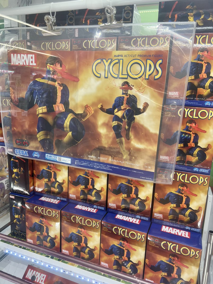 MARVEL CYCLOPS 堪能 ACT/CUT プレミアムフィギュア MARVEL CYCLOPS 堪能 ACT/CUT プレミアムフィギュア