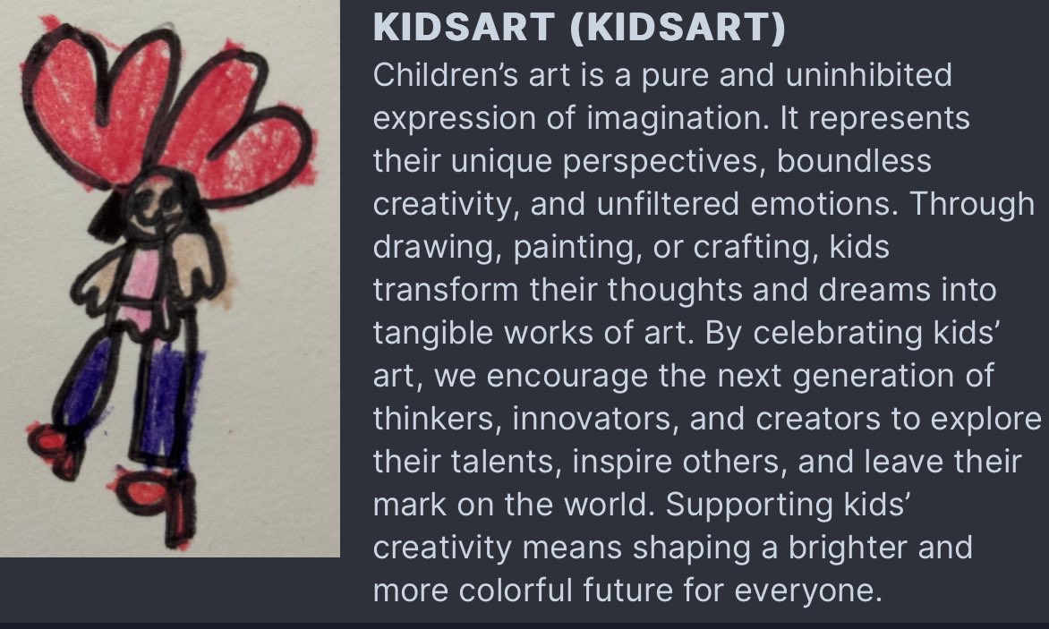 Crypto96476's tweet photo. @chillguycto Hello Chill Guy, How do you find Kids Art? https://t.co/IhM3xzvwIN