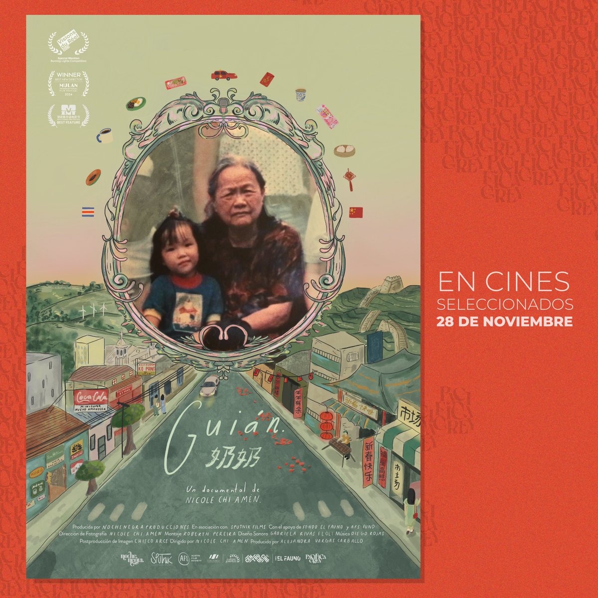 Esta es la historia de un encuentro entre una nieta y una abuela. Un encuentro y un viaje, a pesar del tiempo, la distancia y el idioma ❤️‍🩹

GUIÁN de Nicole Chi, ¡pronto en cines seleccionados! 🇨🇷