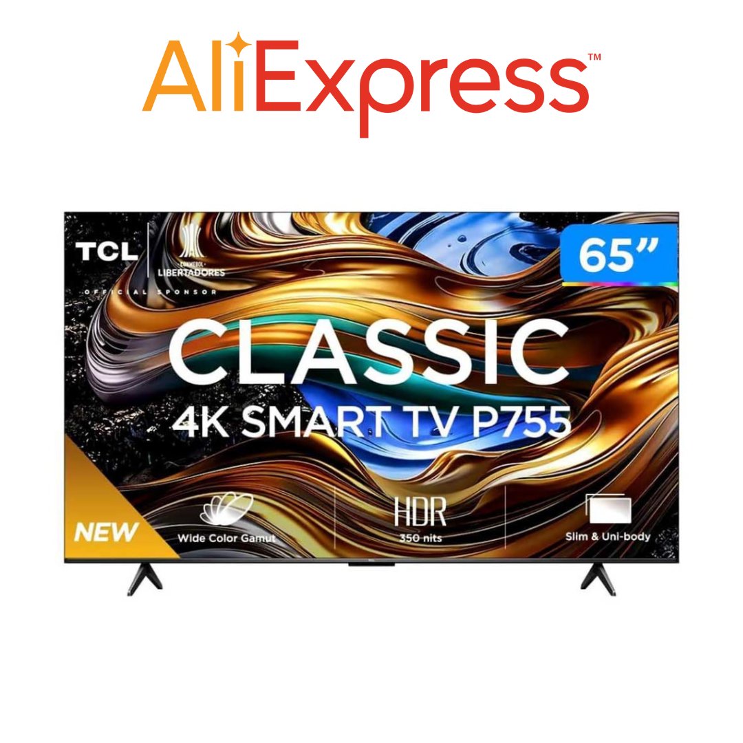 Promodojulius's tweet image. 🔥 Smart TV 65&quot; 4K UHD LED TCL 65P755

🇧🇷 Magalu no Aliexpress
💵 Preço: R$ 2541
⭐️ 12x sem juros
🎟 Cupom: BLACKBR480 + Moedas no APP
🔗 s.click.aliexpress.com/e/_DlwLRLR

#BlackFriday #Magalu #SmartTVTCL