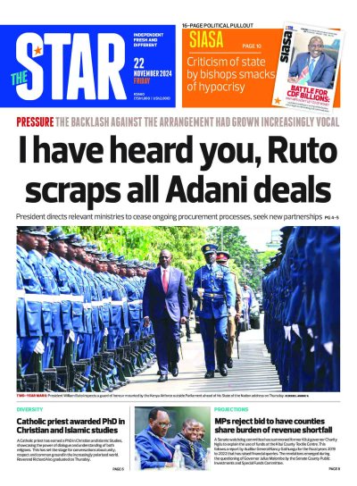 nyanducha's tweet photo. Today's newspaper headlines.
Friday, 22nd November 2024
Contact #Victorock #Kenya on 0706357055 or info@victorockkenya.com for soil, temperature & humidity IoT #sensors by #Ubibot plus #CiscoMeraki switches, firewalls etc
#ePaper #Gazeti #Magazeti #Uhuru #Amenya #Wandayi #Ruto https://t.co/2jJGagkDdC