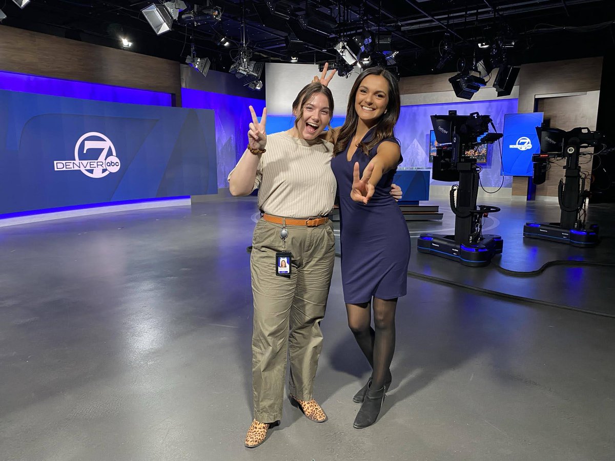 Celebrating 2 years at <a href="/DenverChannel/">Denver7 News</a> along w/ <a href="/JodieFilenius/">Jodie Filenius</a>! We met in the lobby on our first day and have been besties since 👯‍♀️