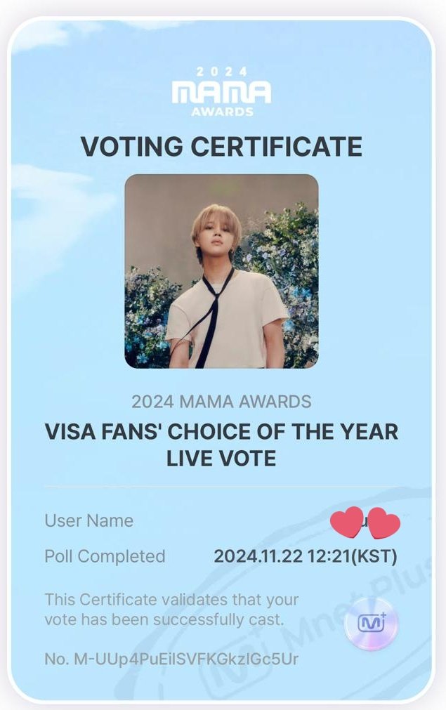 Jiminstream_rev's tweet photo. La votación en vivo ha comenzado 💪🏻🔥

Vamos Equipo Jimin con todo 🥳
#2024MAMA    #Jimin #Jimin_Who https://t.co/SIfOeeNCcC