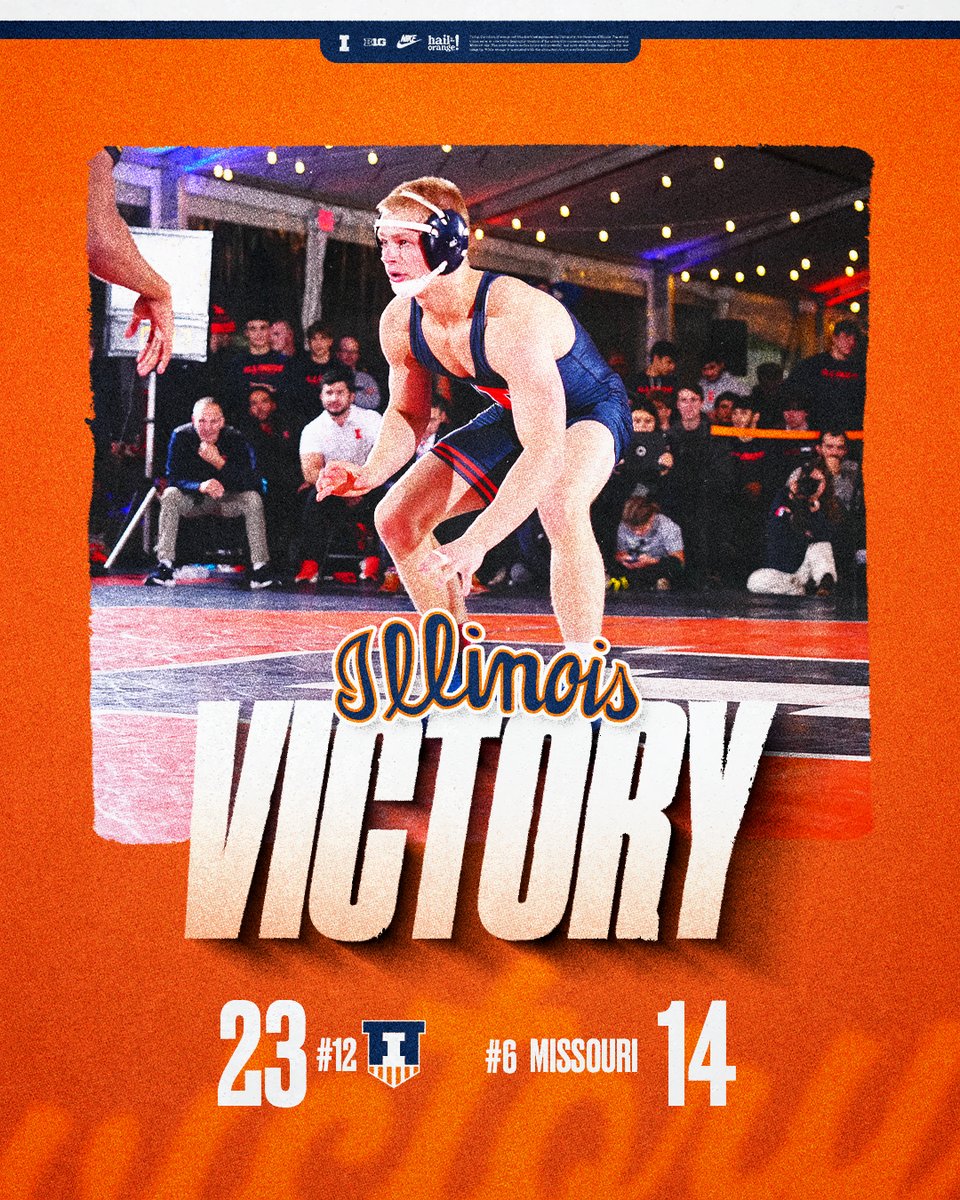 Hard fought victory for the Orange and Blue.

#Illini I #HTTO