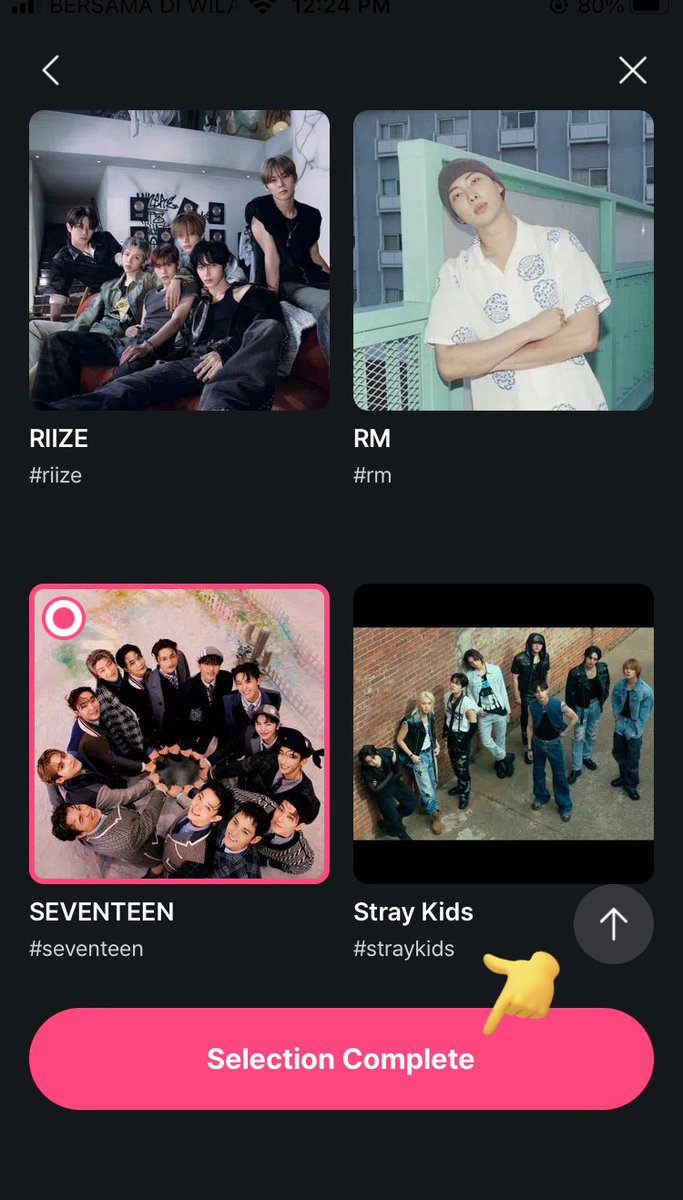carat_votes's tweet photo. HOW TO VOTE
• Go to Mnet Plus homepage 
• Tap the LIVE VOTE BANNER
• Tap VOTE
• Select SEVENTEEN &amp; tap SELECTION COMPLETE
• Tick Required Consent
• Tap FINAL SUBMISSION 
• Watch ads until finished
• Complete voted once voting certificate appears https://t.co/elGcerezTl