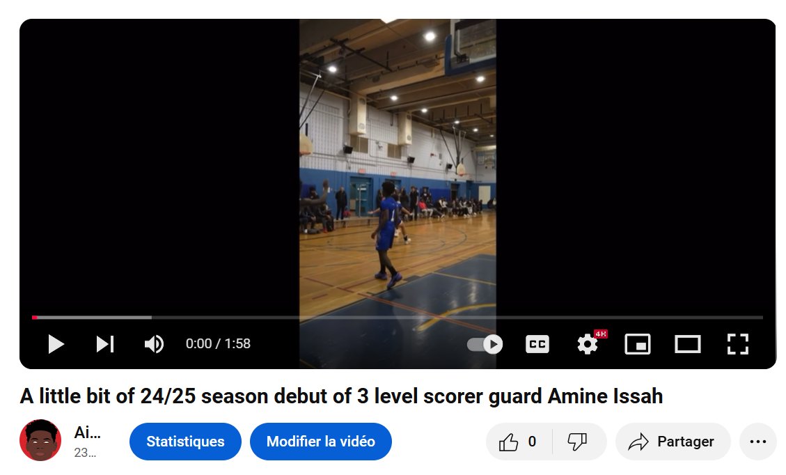 ais2aah's tweet photo. Amine Issah 2 way Combo Guard class of 2026 from Montreal https://t.co/494o5TzCbC via YouTube
@themapleminute 
@Eshakah 
@DrewEbanks 
@onpointscouting 
@wesblairbrown 
@ScoutNSuit https://t.co/4TYJiHR6tW