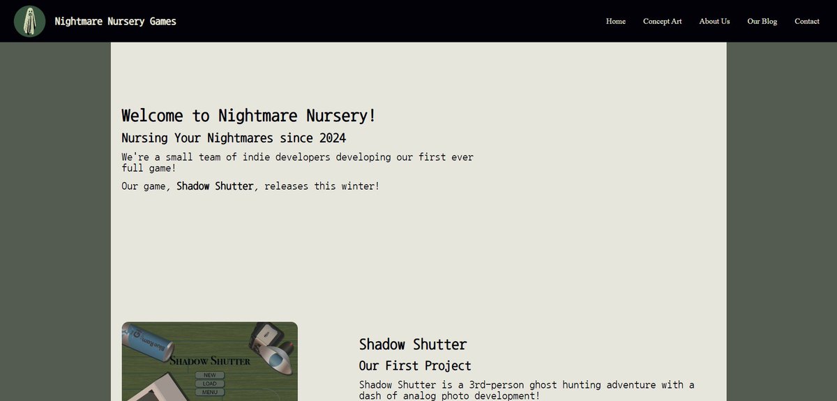 NghtmrNrsrGamng's tweet photo. Hey y'all, our website is OFFICIALLY online! Handmade by our developer Ev <3 

If you'd like to check it out, visit: 
https://t.co/MNopJBAQPR

#webdev #gamedev #indiegame #indiedev #horrorgames https://t.co/AELFp9D07l