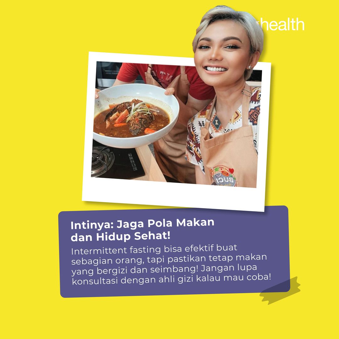 detikHealth's tweet image. Rina Nose menjalani diet intermittent fasting, di mana dia hanya makan antara pukul 1 siang hingga 7 malam. Yang menarik, nggak ada pantangan makanan lho, yang penting disiplin dengan jam makannya! 🍽️👌

&amp;gt;&amp;gt; health.detik.com/diet/d-7649013…

#DietSehat #IntermittentFasting  ⁣
