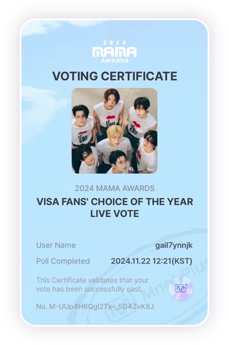 มาเอารางวัลแดซังให้เอนไฮเพนกันน 🫶✨

#ENHYPEN #MnetPlus 
#2024MAMAAWARDS       #VISAFANSCHOICEOFTHEYEAR