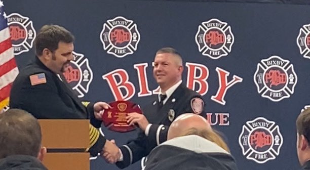 lac4nothing's tweet image. My Son got pinned tonight for his promotion. He also got honored for his 10 year of service. #proudmomma