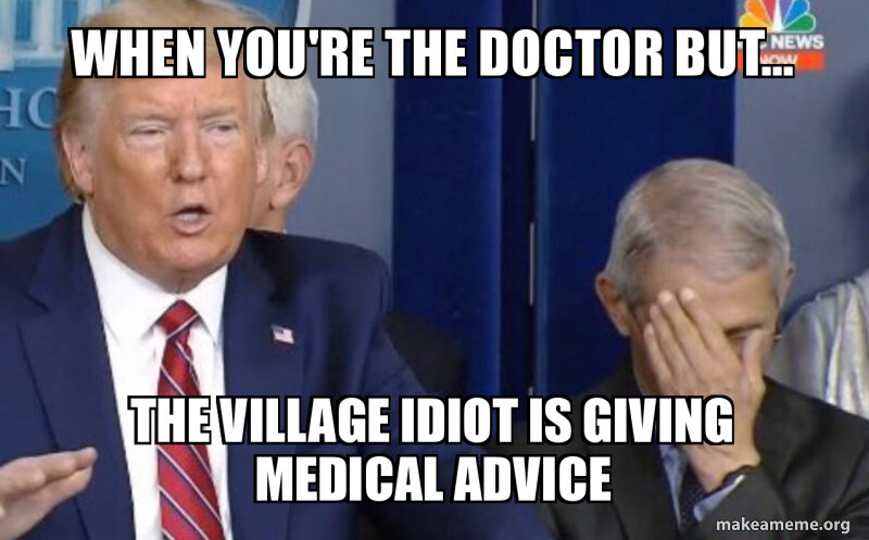 Who agrees Doctor Fauci is a hero, and Trump is a zero?