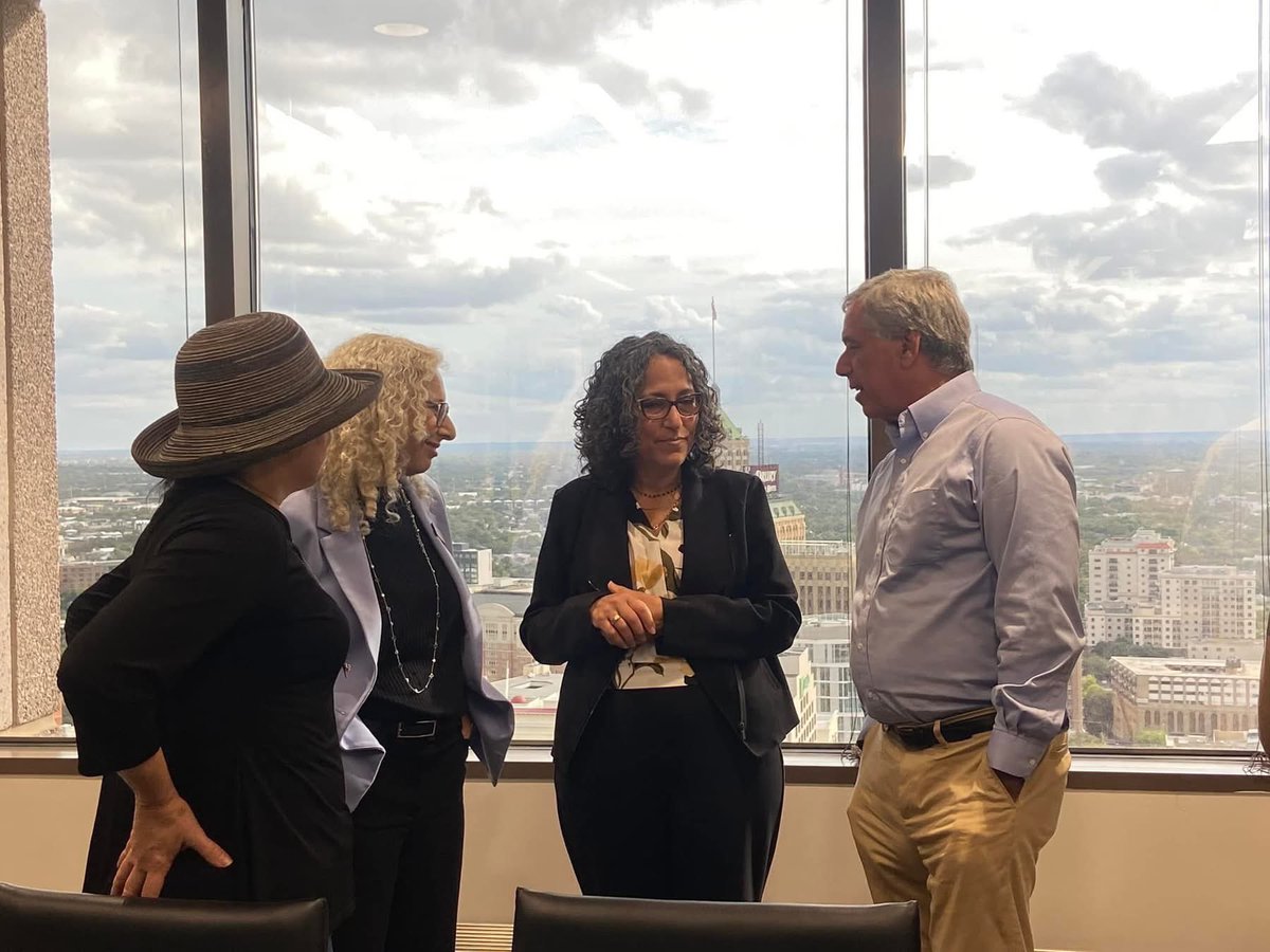 Met with mayor <a href="/MosheDavidovic1/">משה דוידוביץ- Moshe Davidovich</a> from the Matte Asher Regional Council in Israel hosted by Greater SATX, <a href="/JLeighSaucedo/">Jenna SaucedoHerrera</a> &amp; the Jewish Federation of San Antonio.

We covered the current situation in Israel, econ dev opps, &amp; partnership on issues like energy, water, medical &amp; cyber.